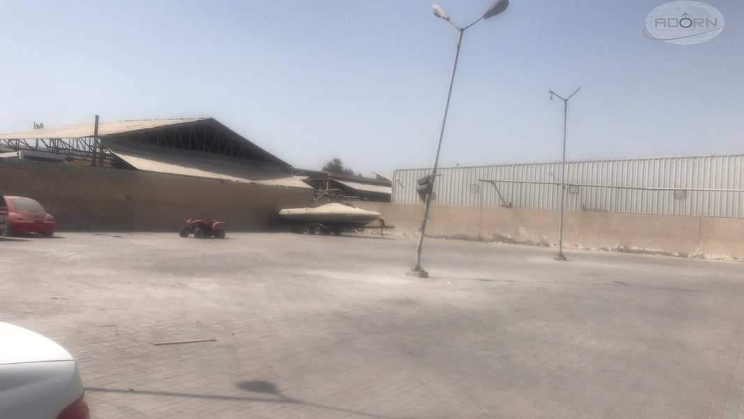 13 20000 sq ft and 30000 sq ft open yard for rent AED 10 per sq ft