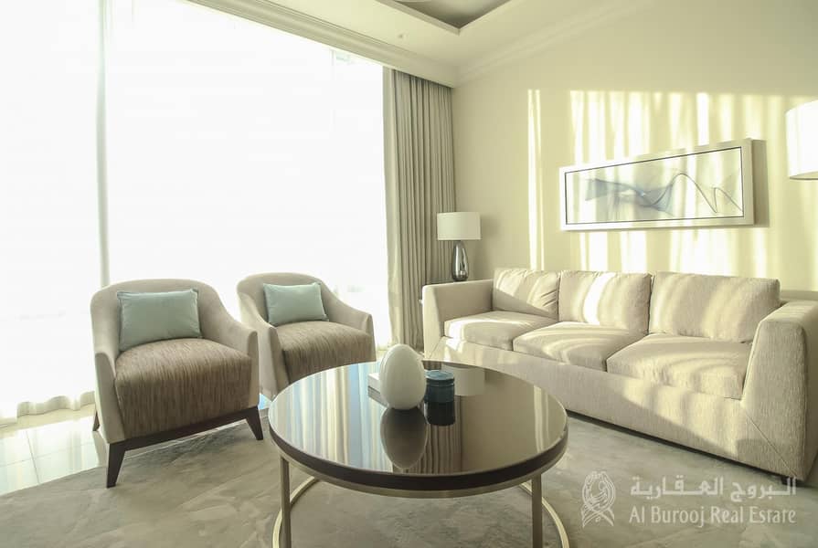 15 Fully Furnished 1BR Apartment With Stunning Burj Khalifa View