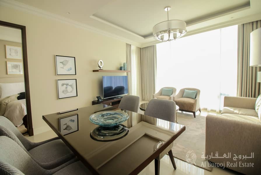 20 Fully Furnished 1BR Apartment With Stunning Burj Khalifa View