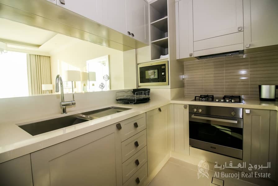 25 Fully Furnished 1BR Apartment With Stunning Burj Khalifa View