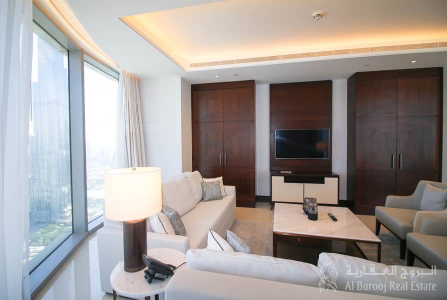 55 Big Living area| Sea View | Four Bedroom For Rent in Sky View Tower 1