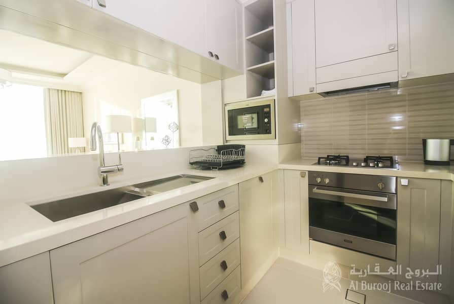 30 Fully Furnished 1BR Apartment With Stunning Burj Khalifa View