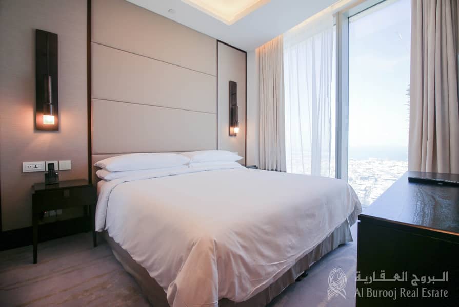 65 Big Living area| Sea View | Four Bedroom For Rent in Sky View Tower 1