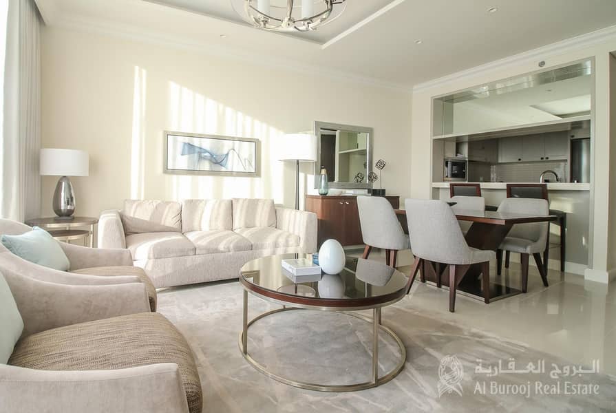 38 Fully Furnished 1BR Apartment With Stunning Burj Khalifa View