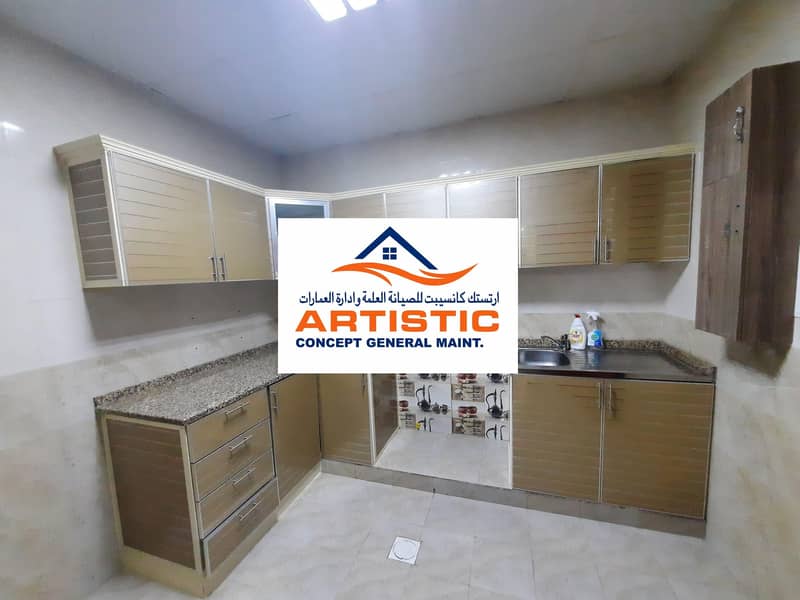 2 Seprate entrance  02 bedroom hall for rent in al shahama 55000AED