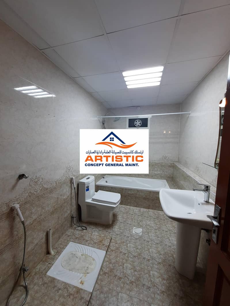 5 Seprate entrance  02 bedroom hall for rent in al shahama 55000AED