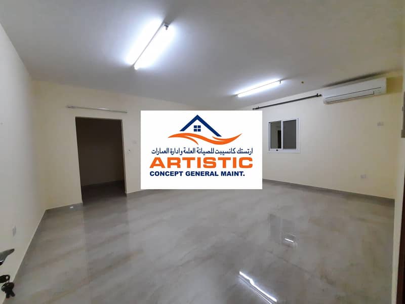 15 Seprate entrance  02 bedroom hall for rent in al shahama 55000AED