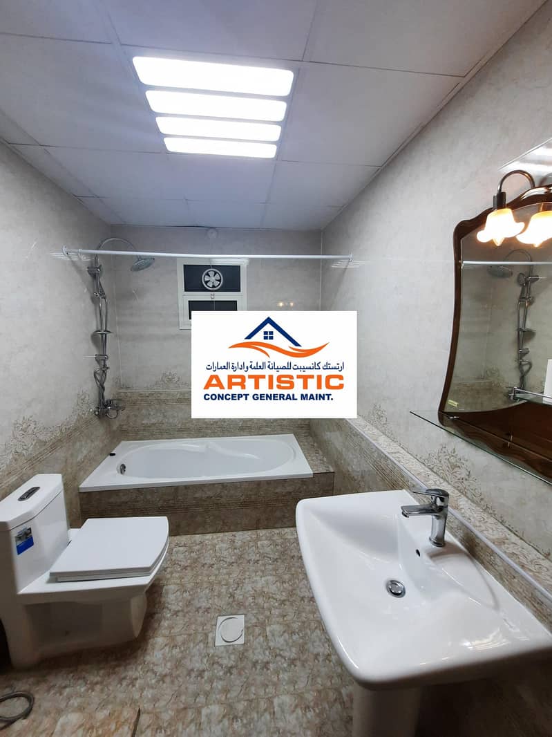 19 Seprate entrance  02 bedroom hall for rent in al shahama 55000AED