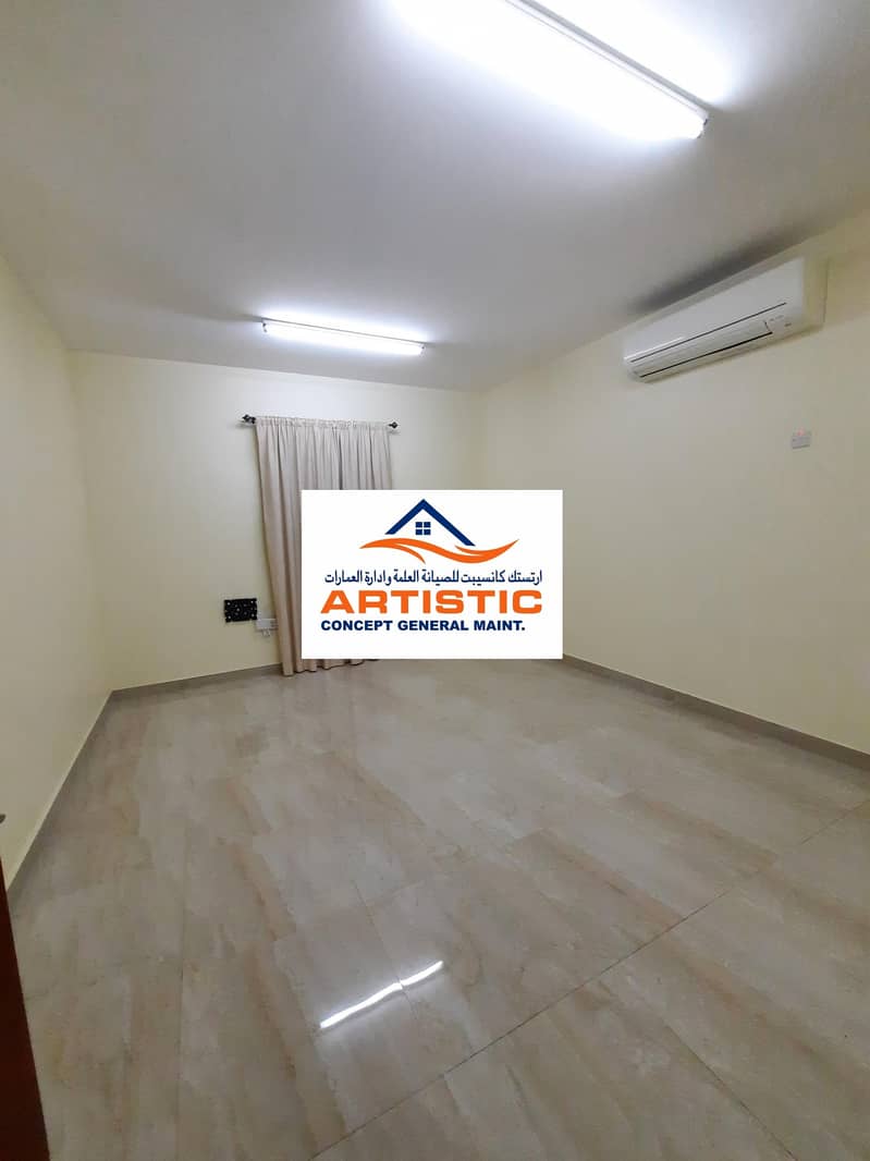 23 Seprate entrance  02 bedroom hall for rent in al shahama 55000AED
