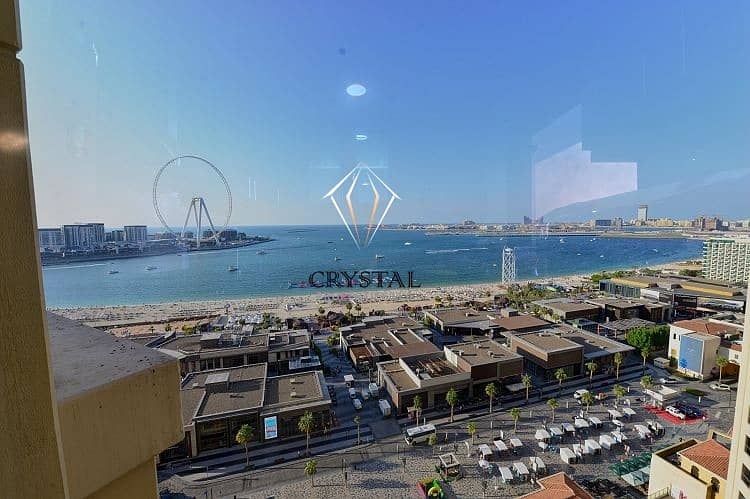 Stunning Full Sea View | 3BR Apt | Maids Room | JBR