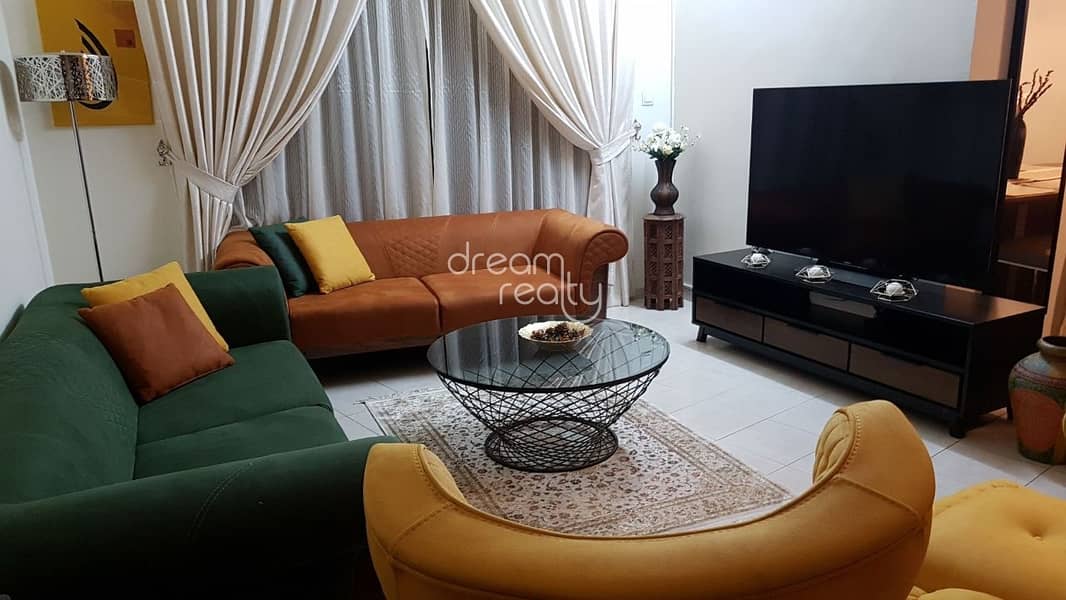 2 Amazing price furnishes/semi furnished 2 bed room for rent in IMPZ Crescent tower A