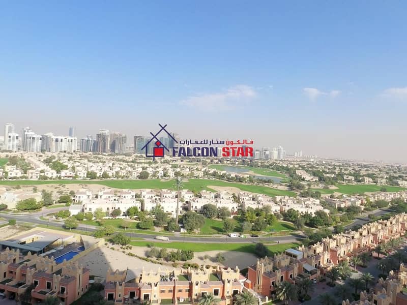 2 Elegant Furnished Studio With Golf View | Higher Floor