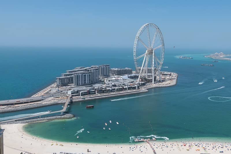 Renovated | 2 BR with Full Sea and Dubai Eye Views
