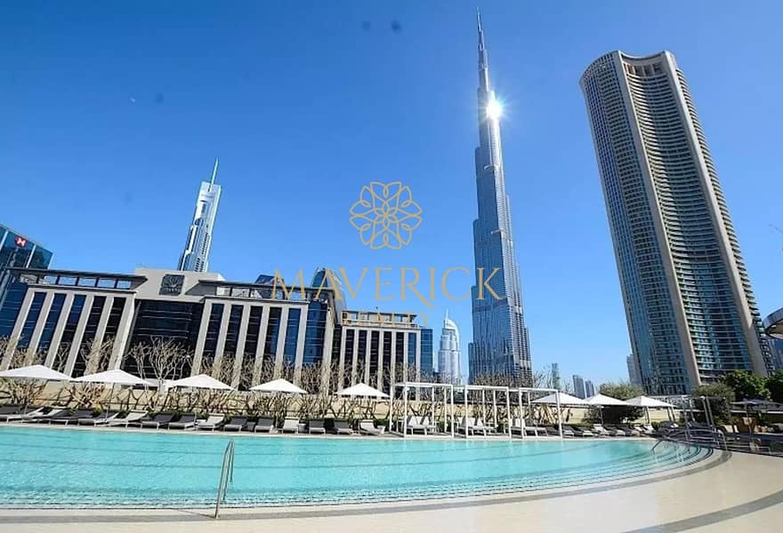 26 Mid Floor 2BR | Burj Khalifa View | Vacant on Transfer