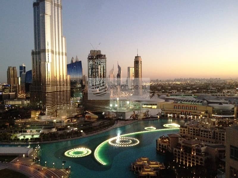 No Brokers|Spacious 2BR|Fountain Lake/Burj Khalifa
