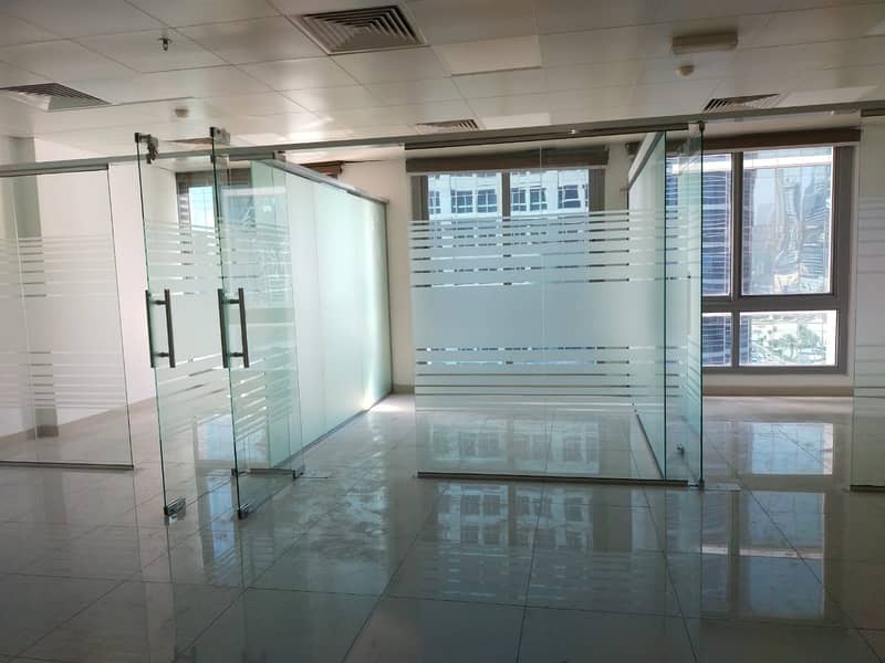 Nice and Partition Office for rent in Business Bay Direct from the Owner