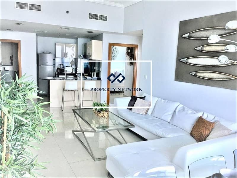 Spacious I Stunning Sea View 3 Bed | Furnished