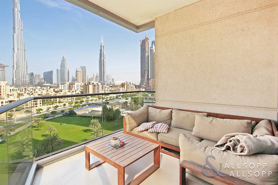Full Burj Khalifa View | 2 Bed | Upgraded