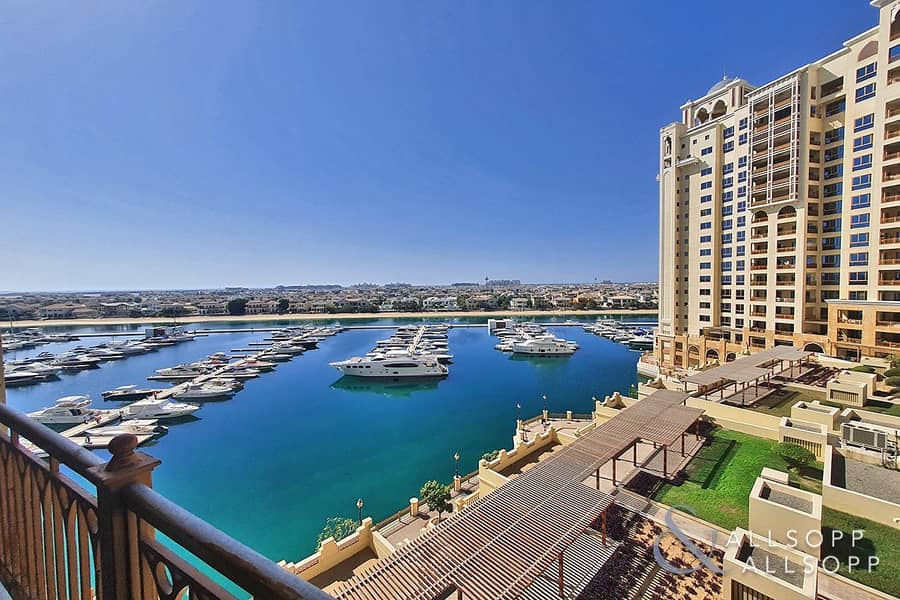 Two Bedroom | Full Marina View | Balcony