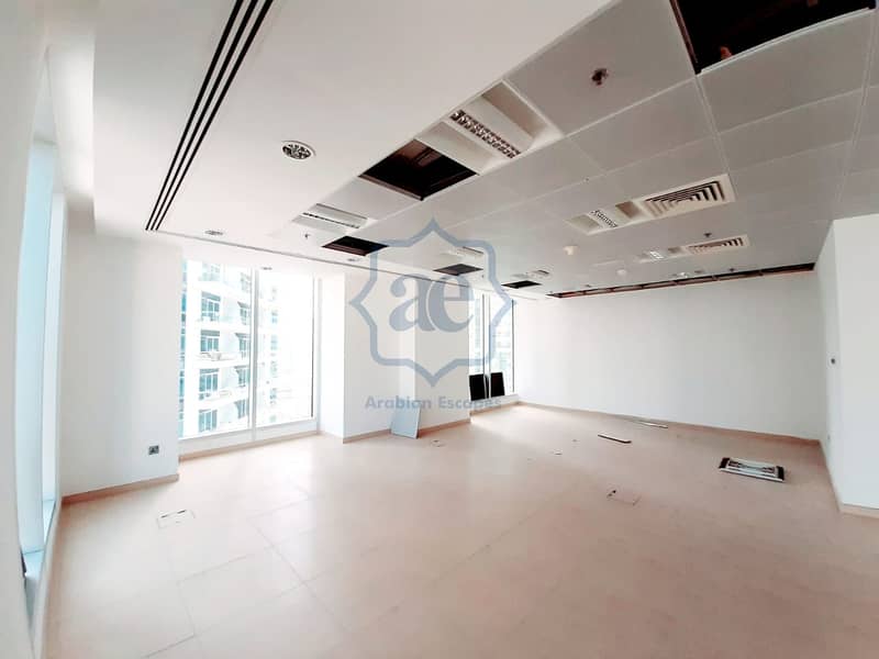 6 Open Plan Office l DEWA and Chiller included l Sea View