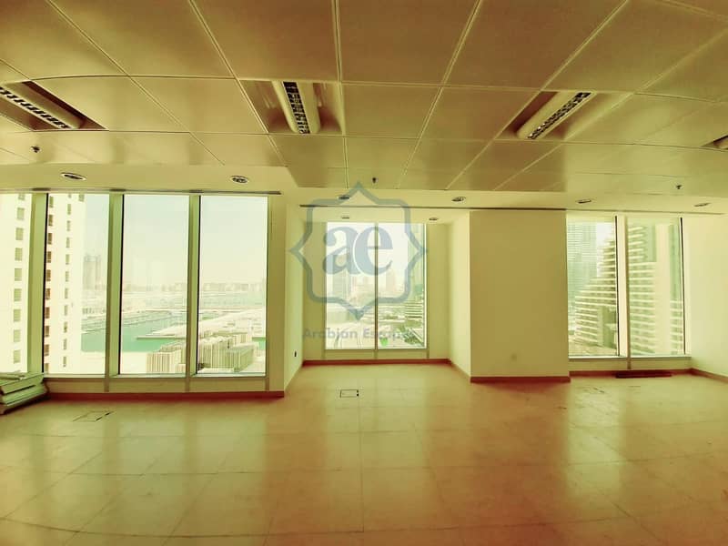 9 Open Plan Office l DEWA and Chiller included l Sea View