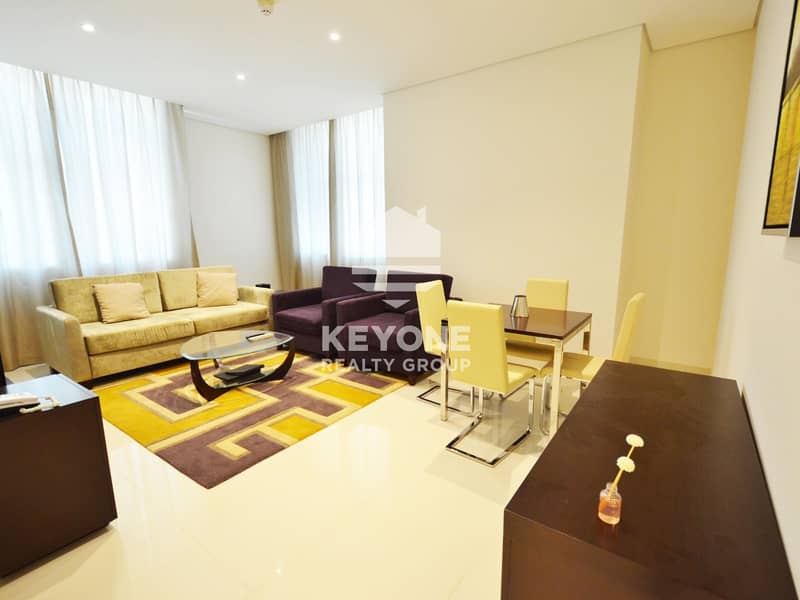 Luxury Furnished | 1 Bedroom |  Cour Jardin 12 Payments