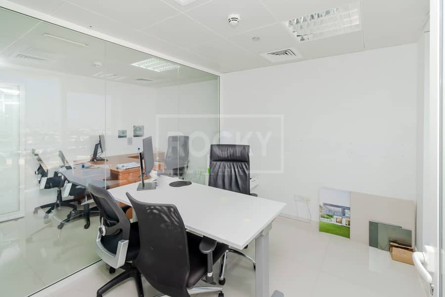 6 Fitted Office | Partitioned | JBC 2 | DMCC | JLT