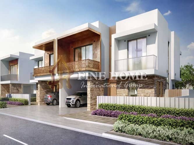 Huge Town House in Yas Acres with park view