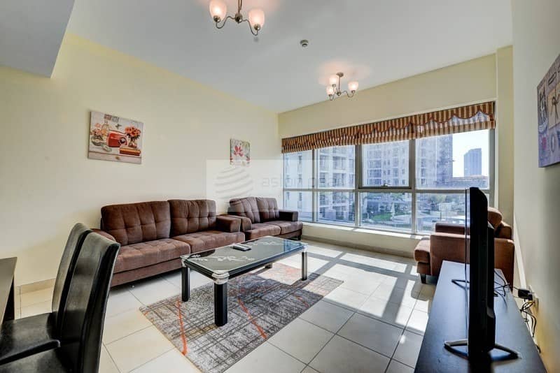 4 Fully Furnished | Low Floow | Vacant 1 Bedroom Apt