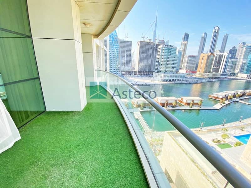 Canal and Burj View | High Floor | Execellent Size