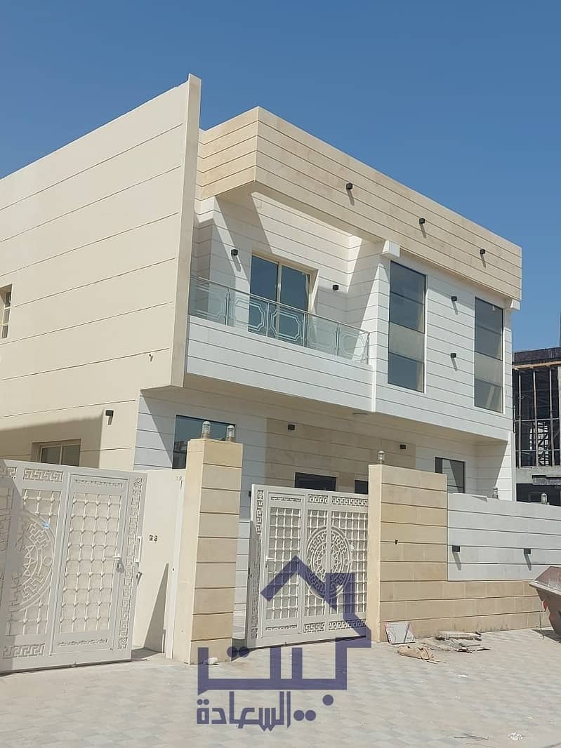 Luxurious villa behind Nesto with European design for sale in Ajman next to all services from the owner directly with bank financing at the lowest bank rate