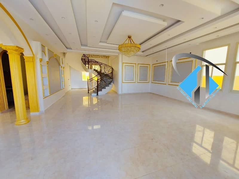 For sale, one of the most luxurious villas in Ajman, with water, electricity and the largest areas