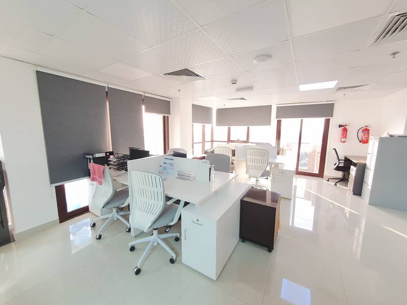 (1 YEAR +1 MONTH FREE) EXECUTIVE WORKING SPACE in Garhoud