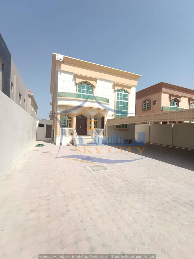 Modern villa for sale Luxurious European design And finishes with high presence The most prestigious sites and close to all services in Ajman And all banking facilities