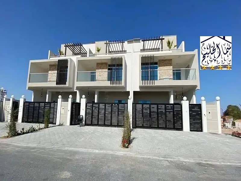 For sale a stone-faced villa in Ajman, finishing magnificence without down payment*