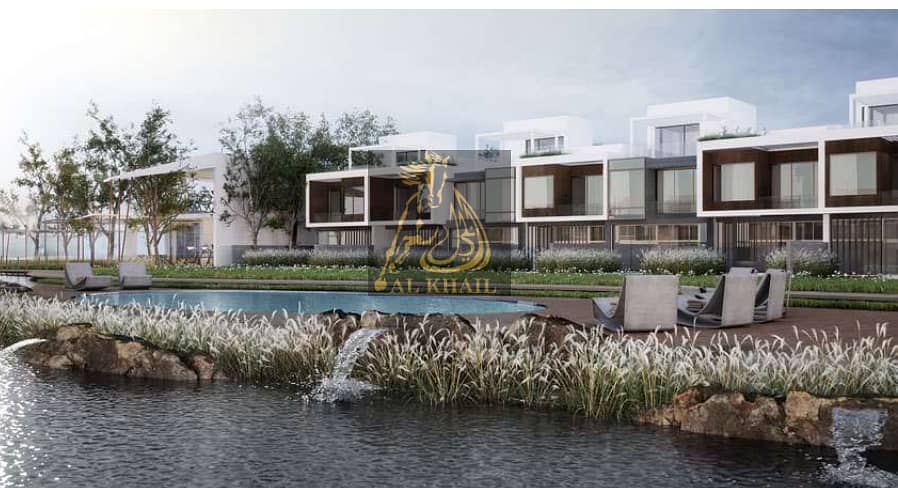 Elegant 2BR + Maids Villa for sale in Jumeirah Golf Estate | New Contemporary Villas in Jumeirah Golf Estate