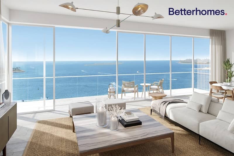 2 Highest Floor 4BR with Amazing Full Sea View
