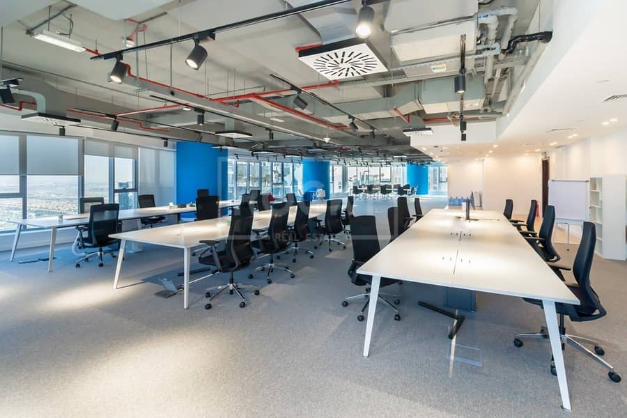 Fully Furnished Office | Partitioned | 6 Parking | DMCC