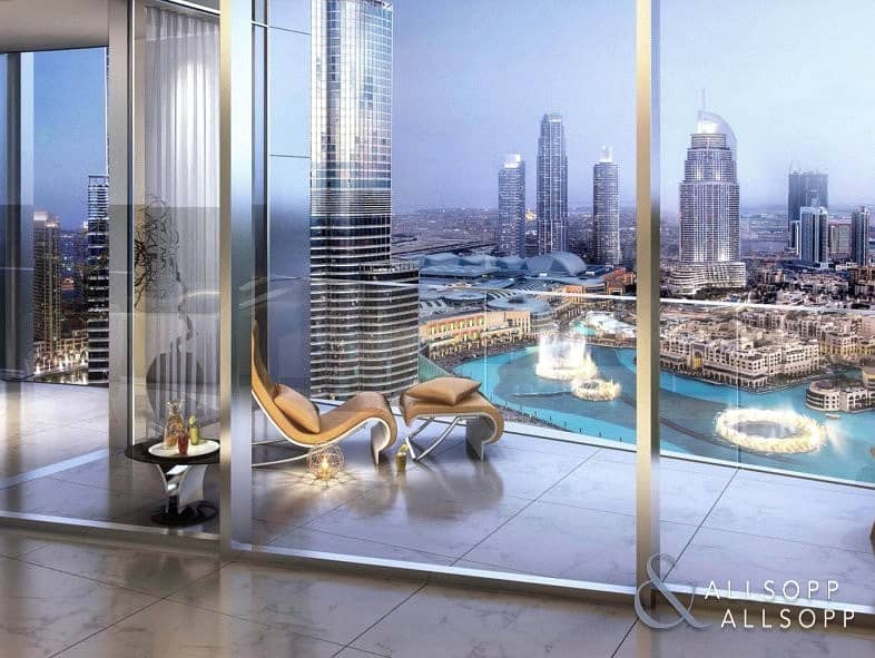 6 4 Beds | Burj and Fountain Views | Resale