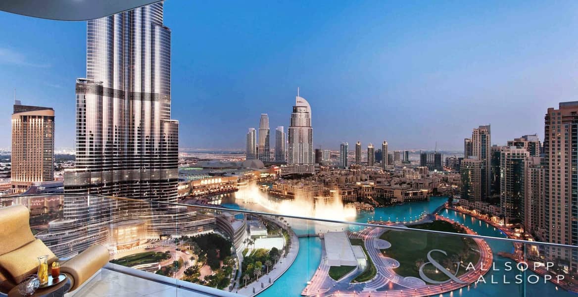 7 4 Beds | Burj and Fountain Views | Resale