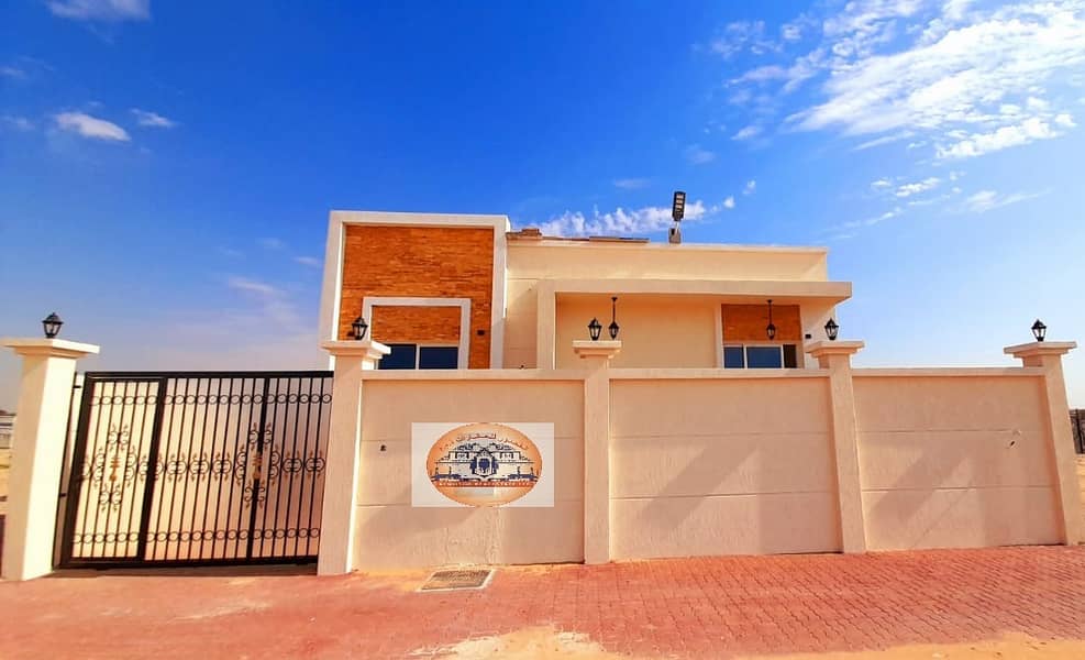 Villa for sale in the Emirate of Ajman, one of the most beautiful villas in Ajman Market and the finest finishes - with bank financing