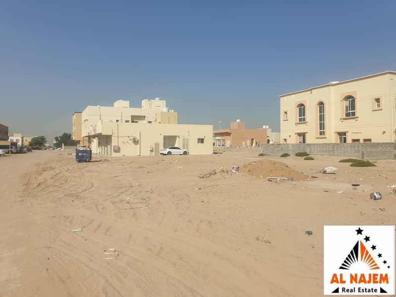 The sale is a commercial residential land with a great location and a symbolic price in Al Rawda 2 area in Ajman,