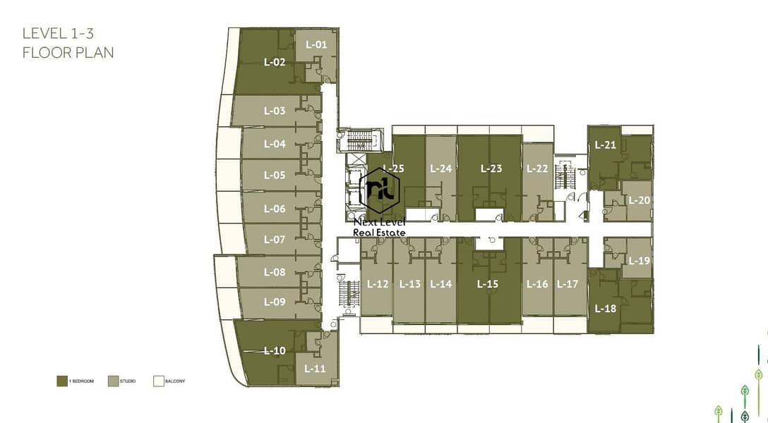 3 Attractive Cash Price in JVC - Ready Building - 1 Bed 821 Sq Ft