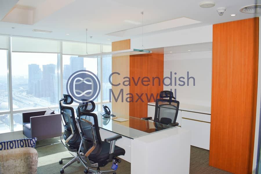 3 Furnished Office | High Floor | SZR View