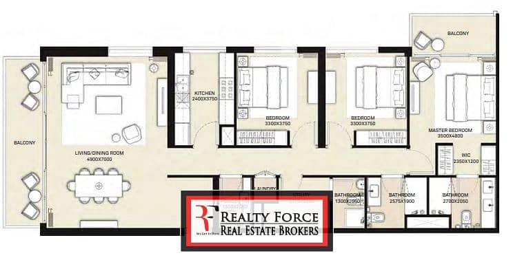 14 HIGH FLOOR | BRAND NEW 3BR | CHILLER FREE