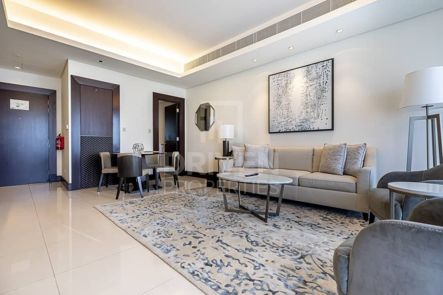 10 Furnished | Serviced Unit with Burj View
