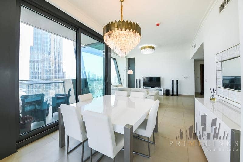 4 Beautiful Burj Khalifa View 2 Bedrooms Furnished