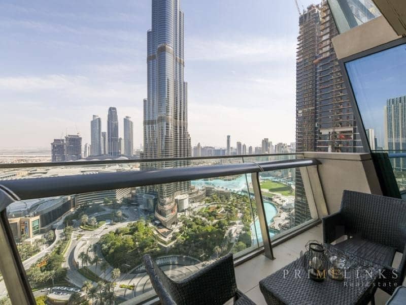 13 Beautiful Burj Khalifa View 2 Bedrooms Furnished