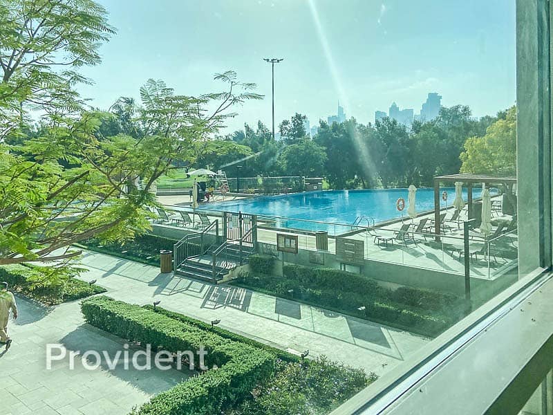 Pool and Garden View | Premium Large 1BR