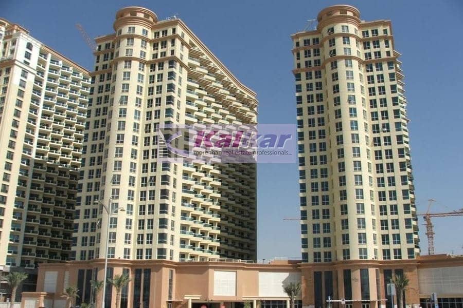 3 Crecent Tower - Corner Large Two Bedroom with open plan kitchen with open view and in Higher floor @ AED. 39K